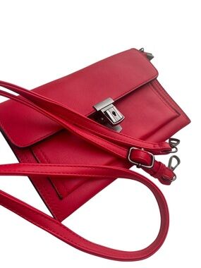 Isabel Red Vegan Small Crossbody, Clutch NWT!